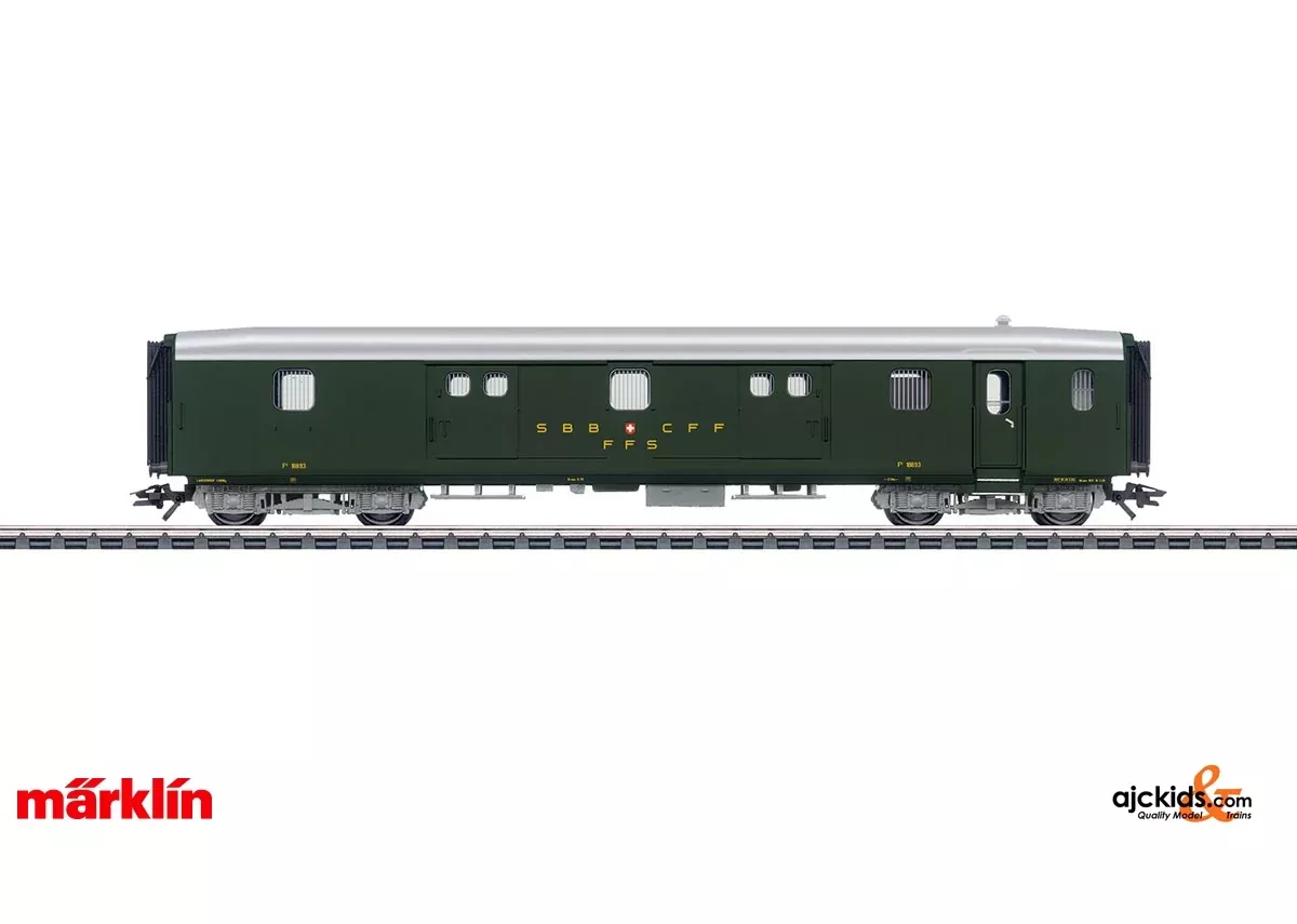 Marklin 43402 - Lightweight Steel Baggage Car