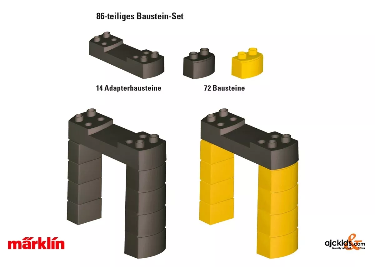 Marklin 72221 – Marklin my world Building Block Set for Elevated Railroad Grades