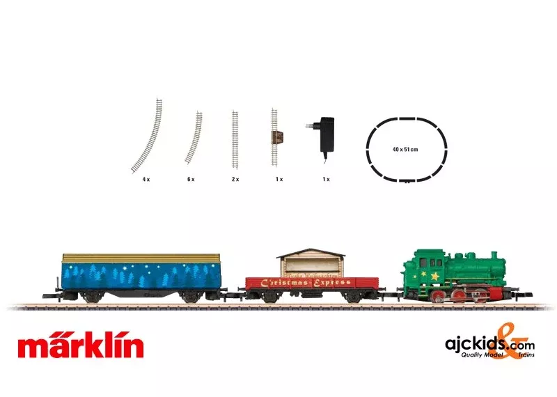 Marklin 81709 – Christmas Starter Set 120 volt (same as 81705)