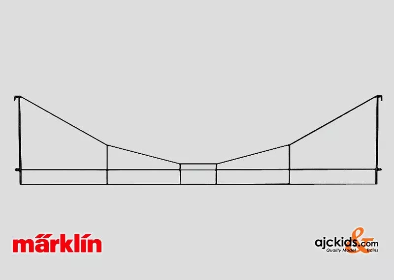 Marklin 8924 - Cross Span pack of 10