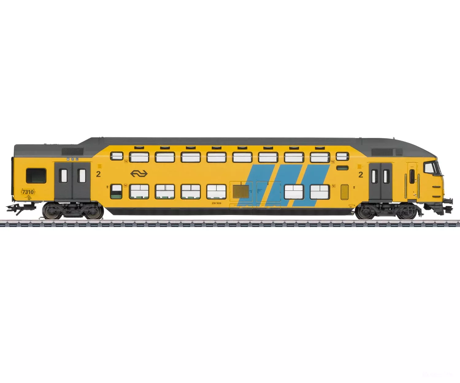 Marklin HO 43579 NS Bi-Level Cab Control Car, 2nd Class