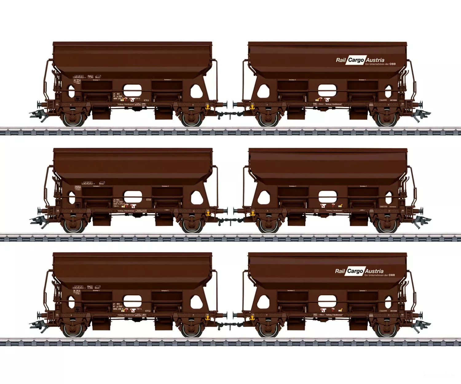 Marklin HO 46308 Hinged Roof Car Set