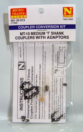 Micro Trains Line 00130013 N Med T Shank Coupler