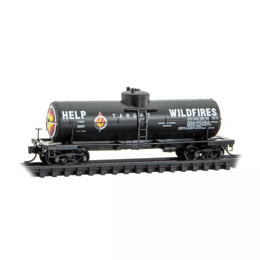 Micro-Trains N-Scale Central Western Railway - Target Wildfires Rd# 80164