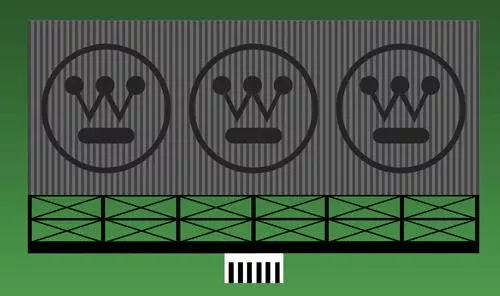 Miller Engineering 441552 N/HO Westinghouse Animated Neon Billboard Small