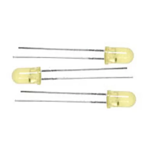 Miniatronics 12-153-03 Yellow 5 mm Blinker/Flasher LED Light Bulbs (Pack of 3)