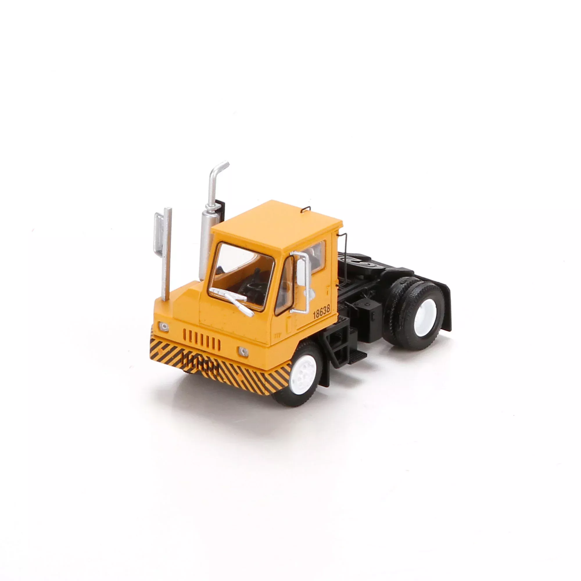 Modern Yard Tractor, Yellow/Striped #18638