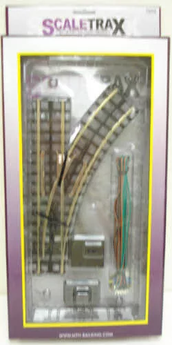 MTH 45-1004 O31 ScaleTrax Nickel Silver Right Hand Remote Switch Turnout