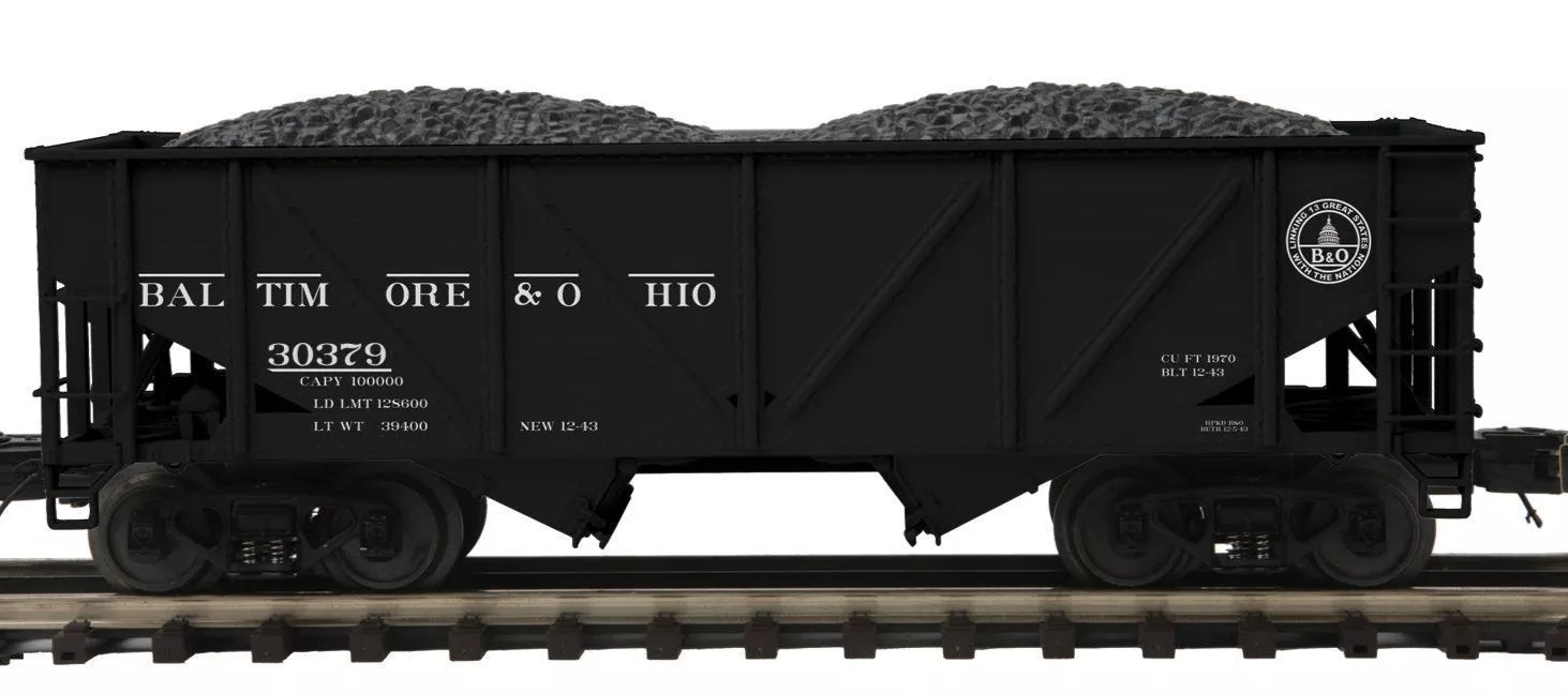 MTH Premier 20-92342D Baltimore & Ohio B&O 34 Foot Composite Hopper Car #30379 – O SCALE NEW