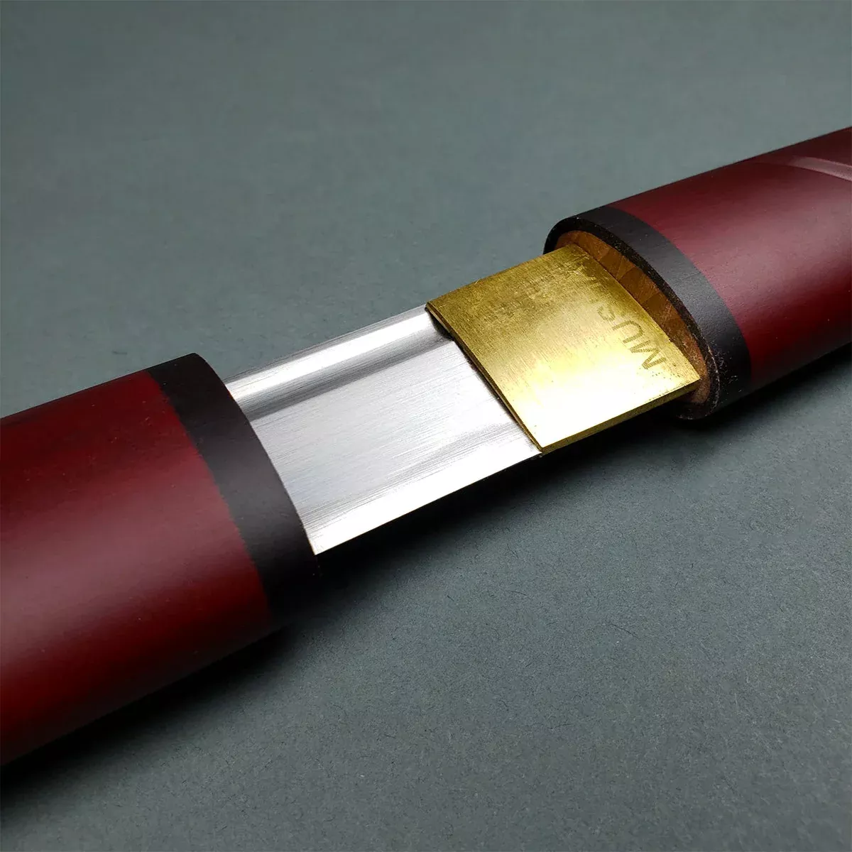 Musha Zatoichi Style Shirasaya (Burgundy)