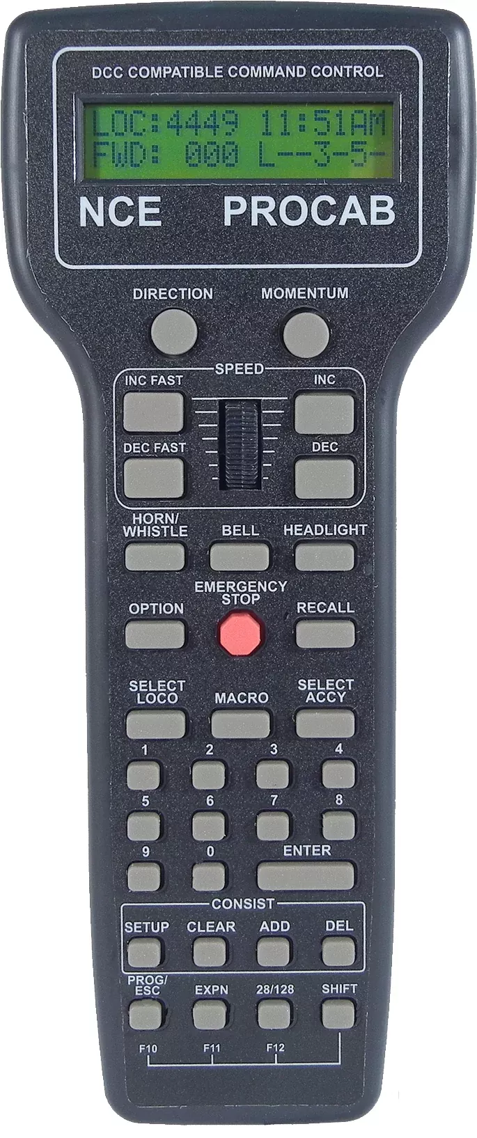 NCE Deluxe ProCab Handheld Throttle