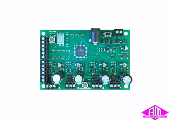 NCE – QSnap Mk2 Accessory Decoder for up to 4 Twin Coil Switch Machines