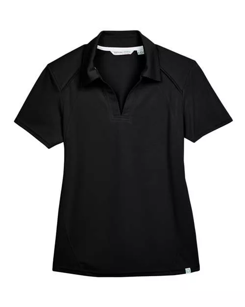 North End 78632 Ladies’ Recycled Polyester Performance Piqu Polo