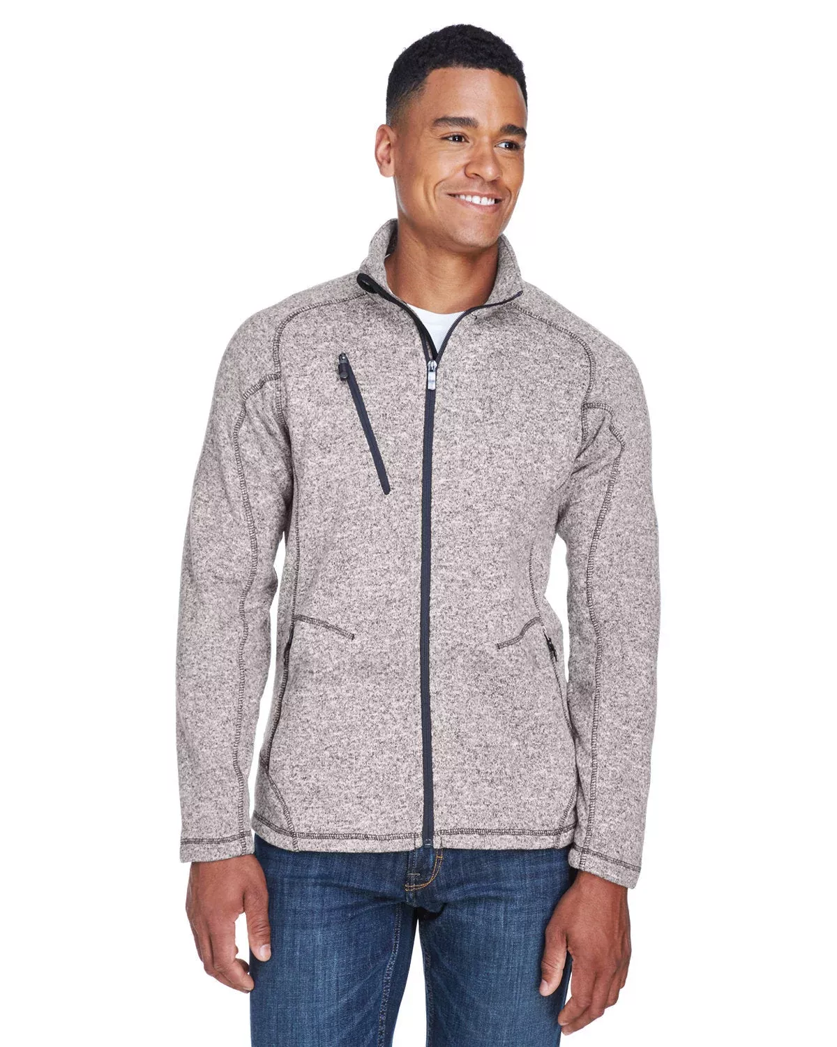 North End 88669 Men’s Peak Sweater Fleece Jacket