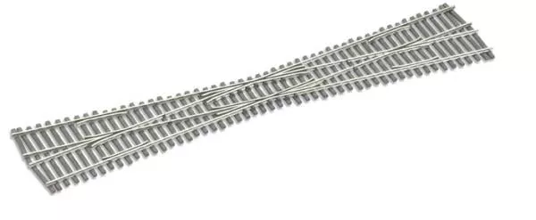 Peco Code 83 Diamond Crossing No.6 Electfrog
