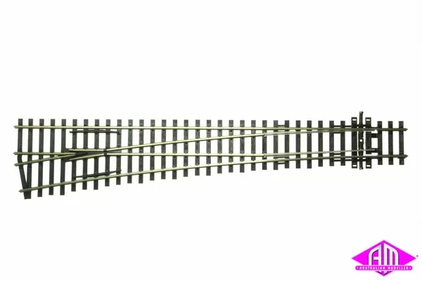 Peco – SL-89 – Code 100 Insulfrog – Large Left Hand Point (HO Scale)