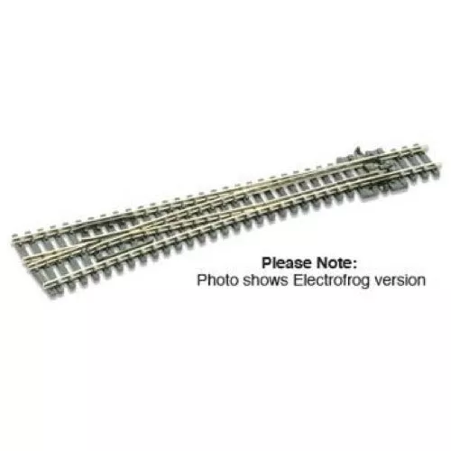 Peco SL389 N Code 80 Left Hand Large Radius Turnout