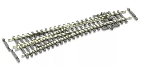 Peco Small Radius Turnout Left Hand Electrofrog Code 55
