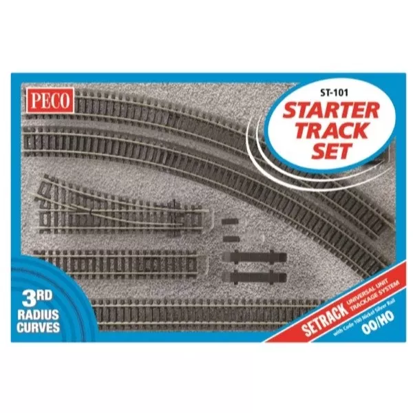 Peco ST101 HO/OO Setrack Starter Set 3rd Radius