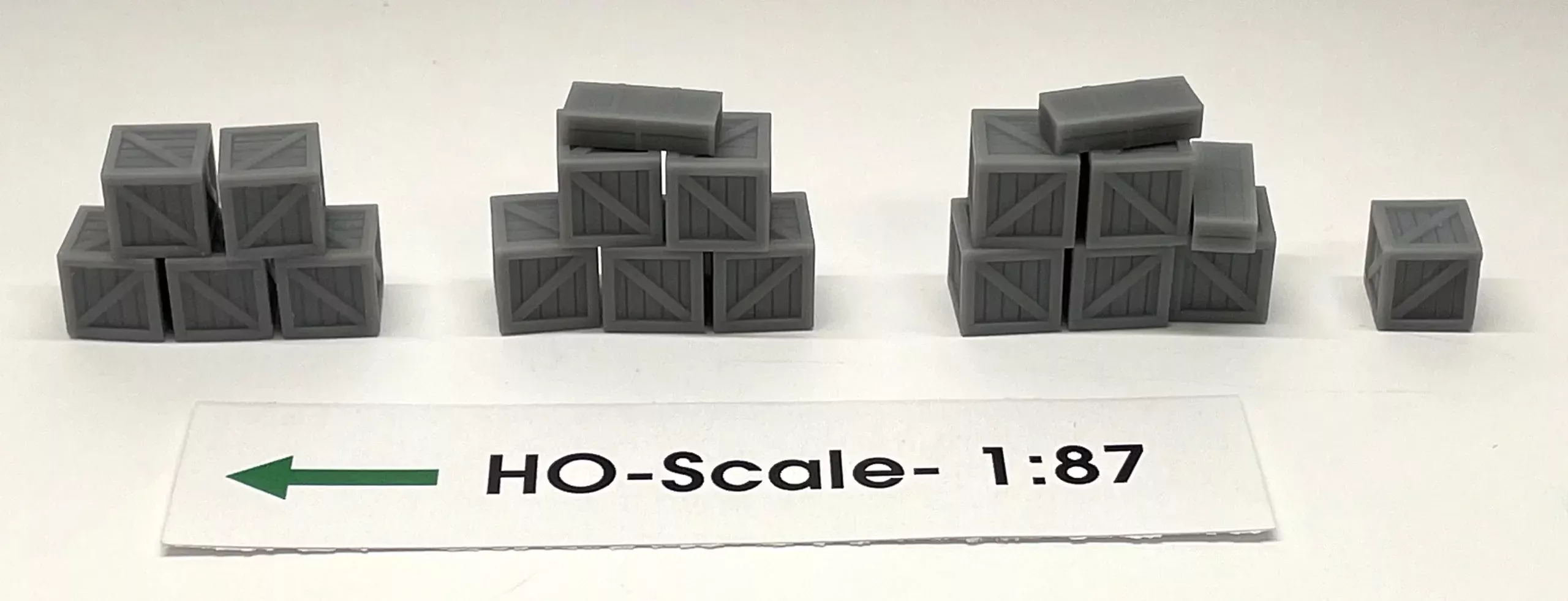 Phoenix Precision H.O. Scale PPM-31535 3' Crates-Assortment