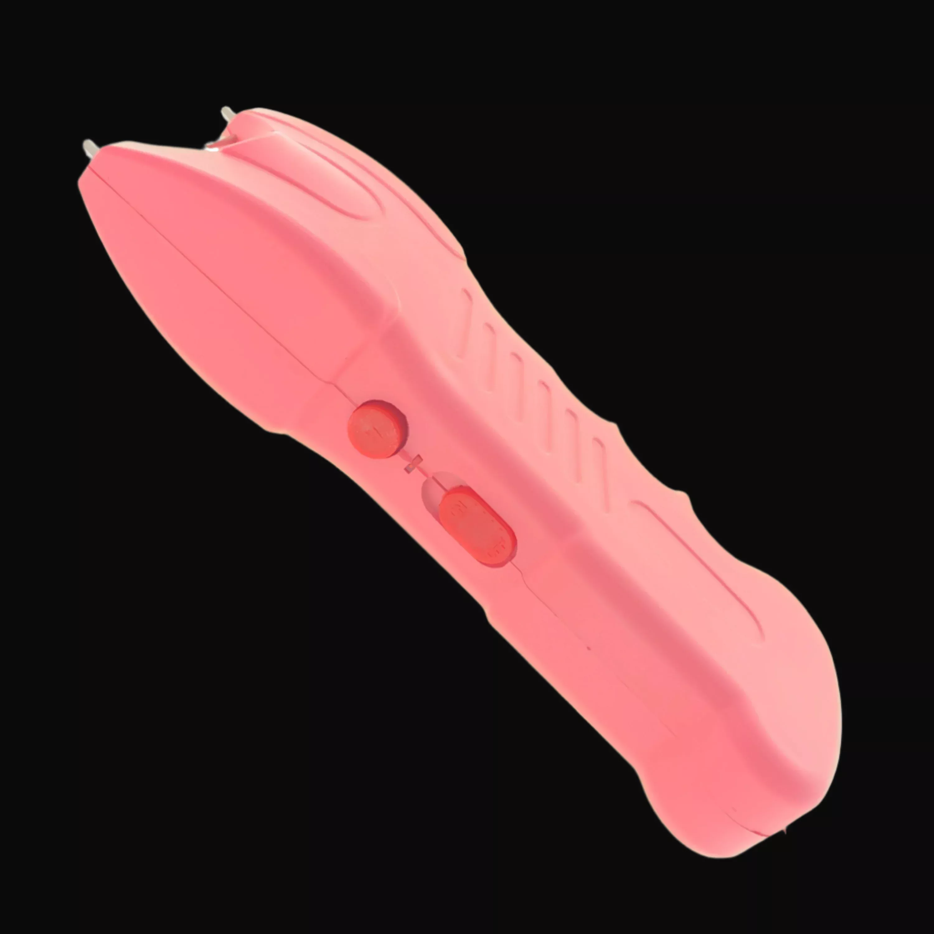 Pink Rechargeable Stun Gun w/ LED Flashlight