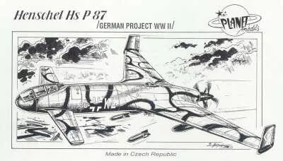 Planet Models PLA04372 1:72 Henschel Hs-P.87