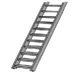 Plastruct Model Parts 90662 STAS-4 HO Scale Stairs