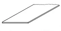 Plastruct Model Parts 91105 SSS-106 White Styrene, .060