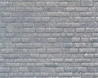 Plastruct O 91587 PS-79 Dressed Stone/Block Patterned Sheet, .020" (2)