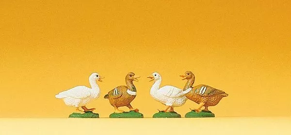Preiser 47077 1/25 Scale Wild Animal Figures — Ducks