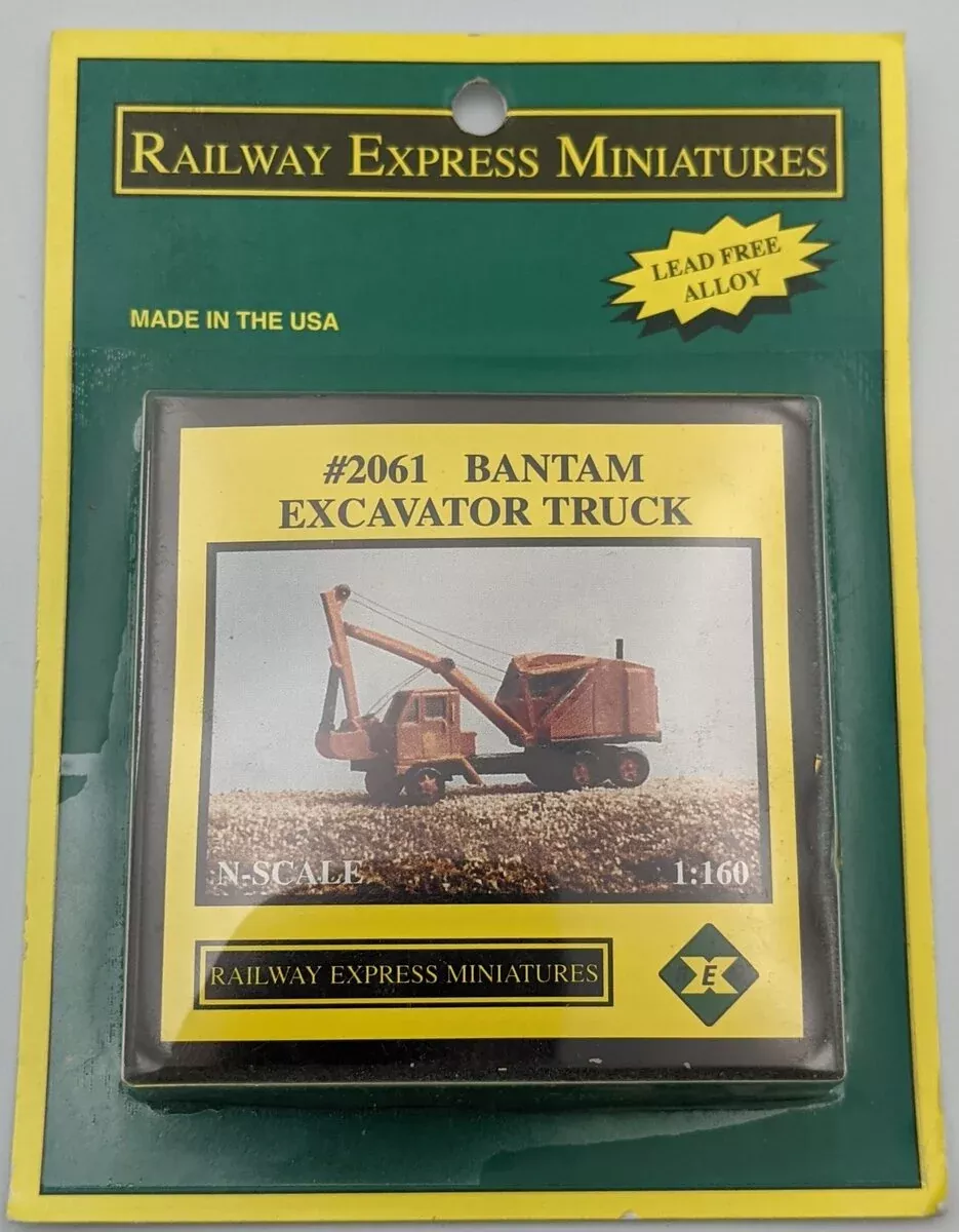 Railway Express Miniatures 2061 N Scale Bantam Excavator Truck