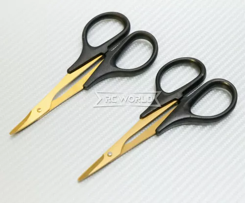 RC Scissors Curved + Straight 5" Scissor (2pcs)