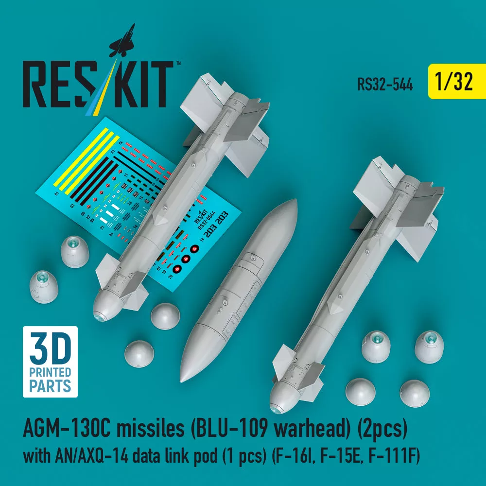 ResKit RS32-0544 1:32 AGM-130C missiles