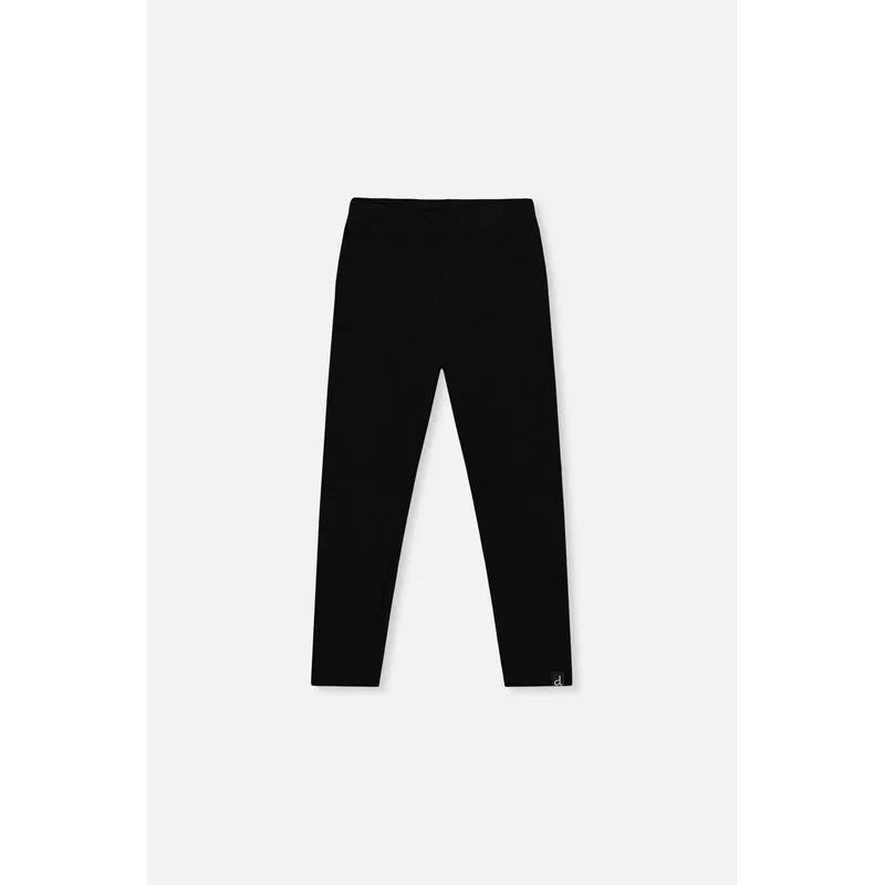 Rib Leggings Black Black