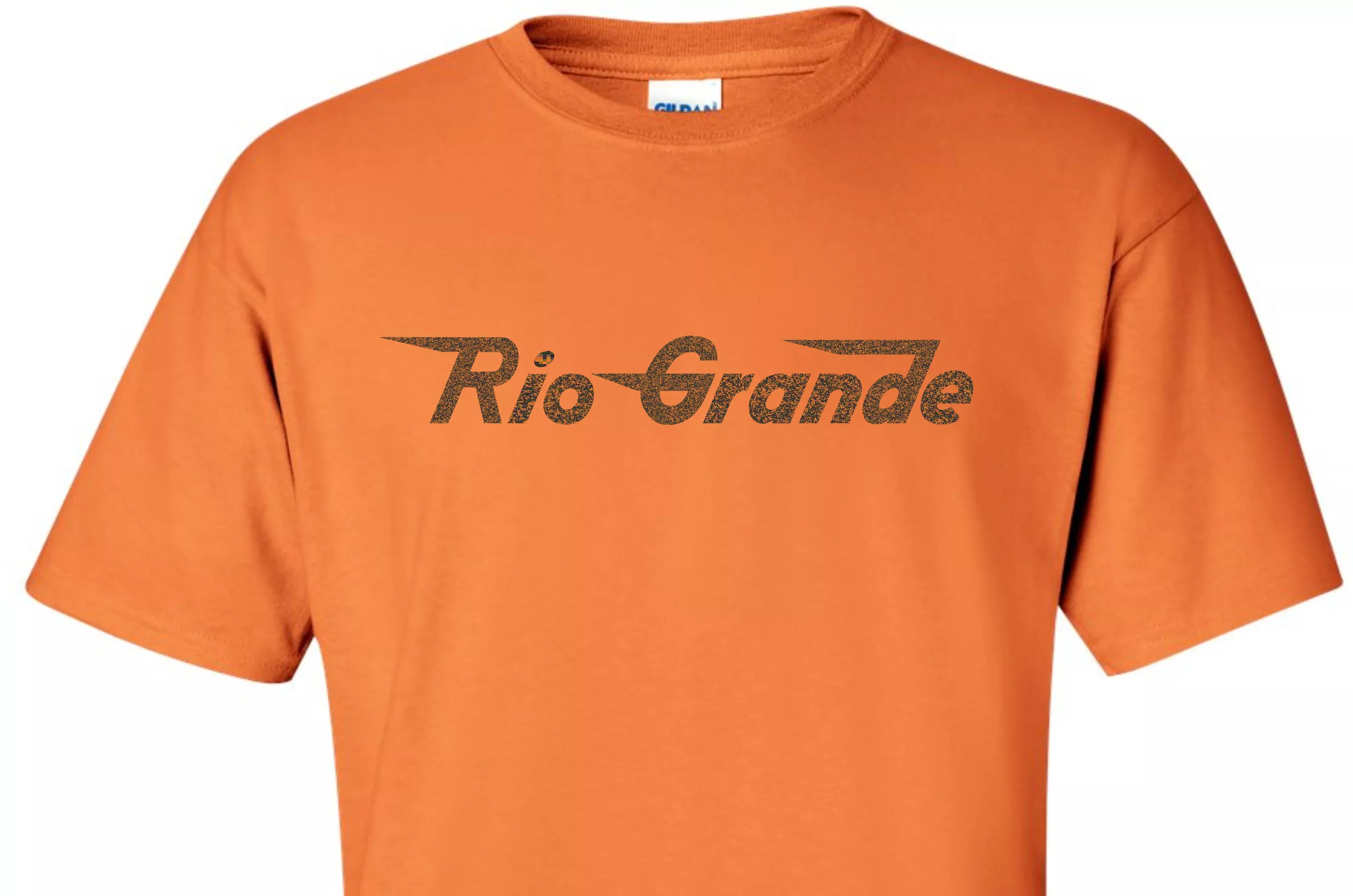 Rio Grande - Orange T-Shirt with Black Logo
