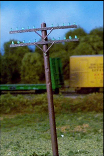 Rix Products-6280032TELEPHONE POLES 2arm, HO