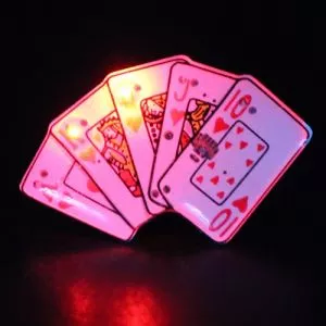 Royal Flush Flashing Pin Body Lights