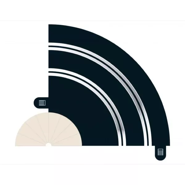 Scalextric C8201 Hairpin Curve 90 Degrees