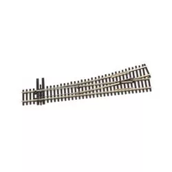 SL-8352 PECO Streamline #5 Left Hand Turnout-Insulfrog