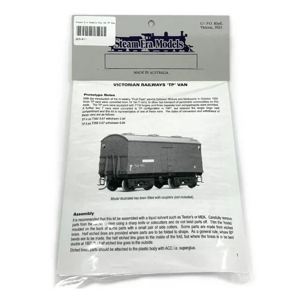 Steam Era Models R11 HO TP Bogie Iced Van Kit