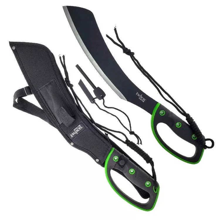 Tactical Master 20″ Machete w/ Fire Starter & Sheath included.
