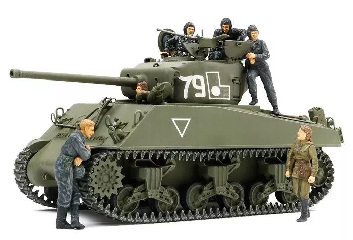 Tamiya 25105 M4A2 Sherman W/figs 1:35