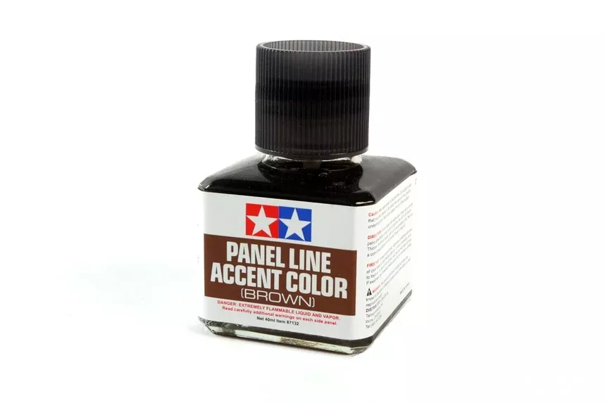 Tamiya 87132 PANEL LINE ACCENT COLOR Brown