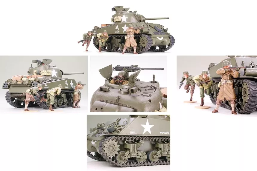 Tamiya M4A3 Sherman Tank 1/35 Model Kit Review