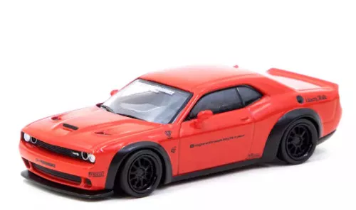 Tarmac 1/64 DODGE SRT Challenger HELLCAT Diecast Model Car -RED-