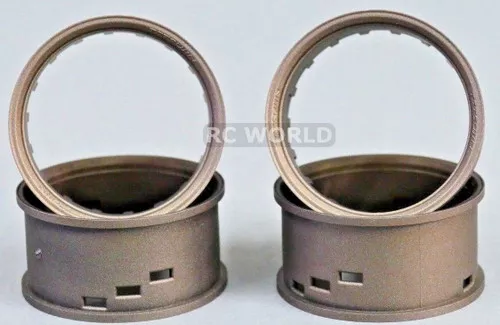 Tetsujin RC Car Wheels LIPSAdjustable Offset- Matte BRONZE Lip- (4 pcs ) TT-7537