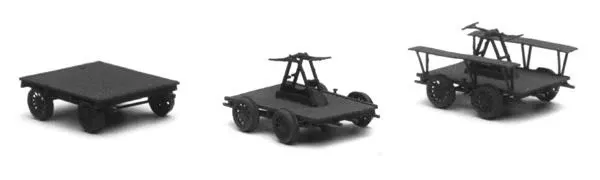 Tichy H.O. Scale #4011 HANDCAR & PUSHCAR - 4011