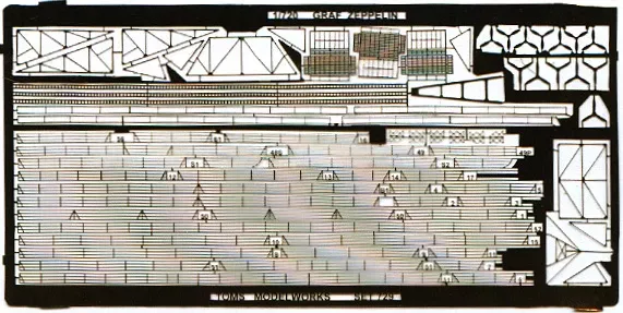Toms Model Works 729 1/720 Graf Zeppelin Detail Set (D)