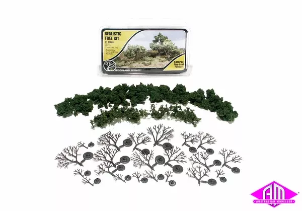TR1111 – Realistic Tree Kit 21pc (1.9cm – 7.62 cm)