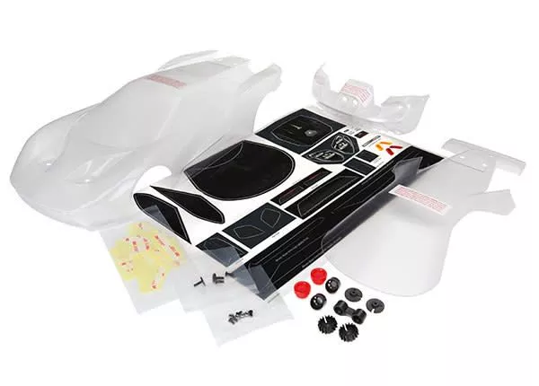 TRA8311 4-Tec Ford GT Clear Body w/ Decals (Traxxas)